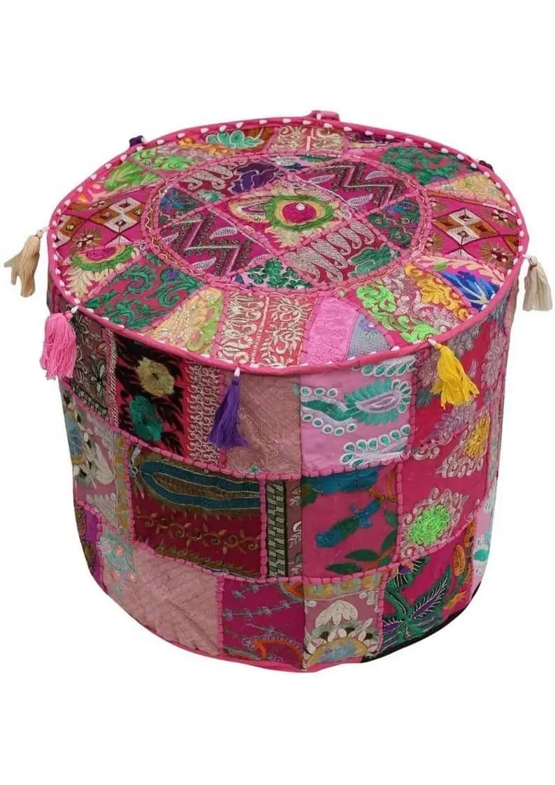 Patchwork Pouf